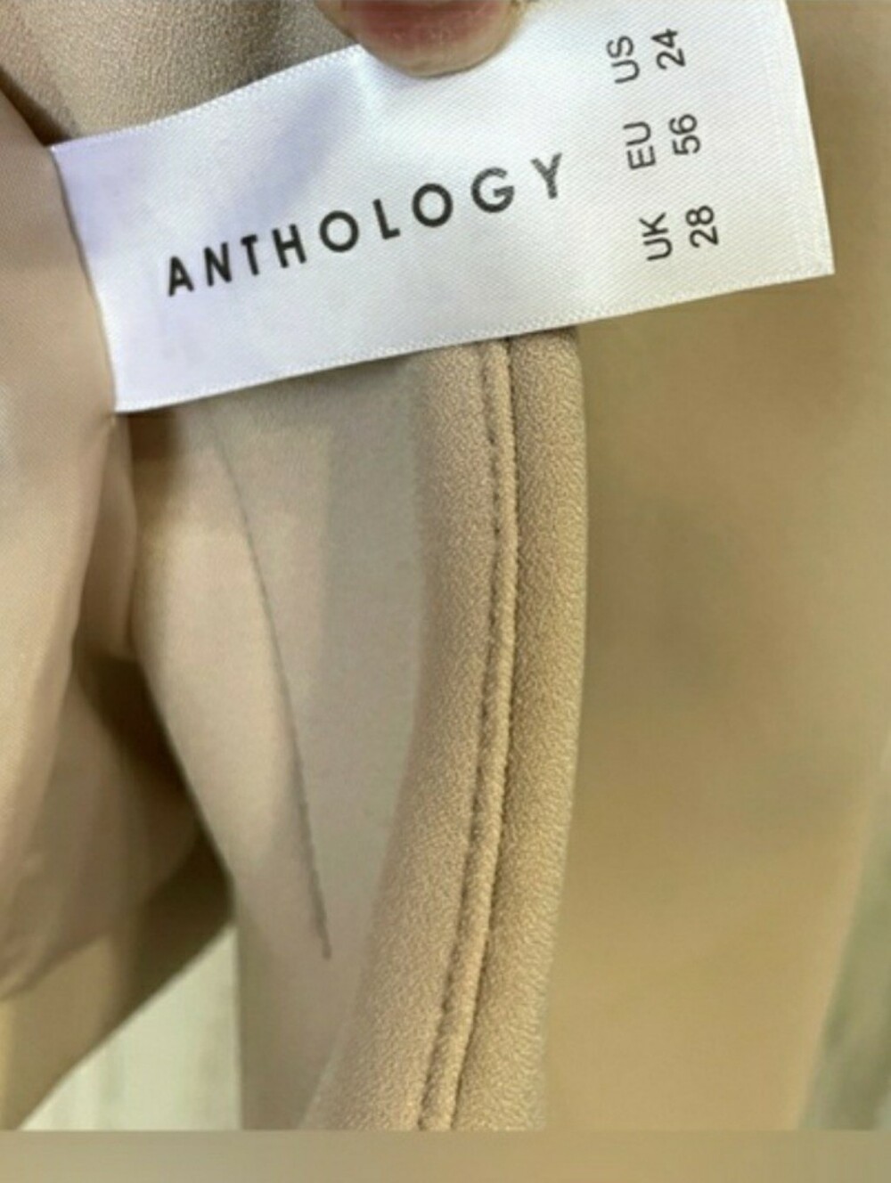JD Williams ANTHOLOGY Stunning Blazer-Coat Cream Size 24 NWOT - Picture 8 of 13